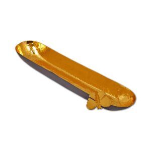 Long Brass Bowl with Butterfly