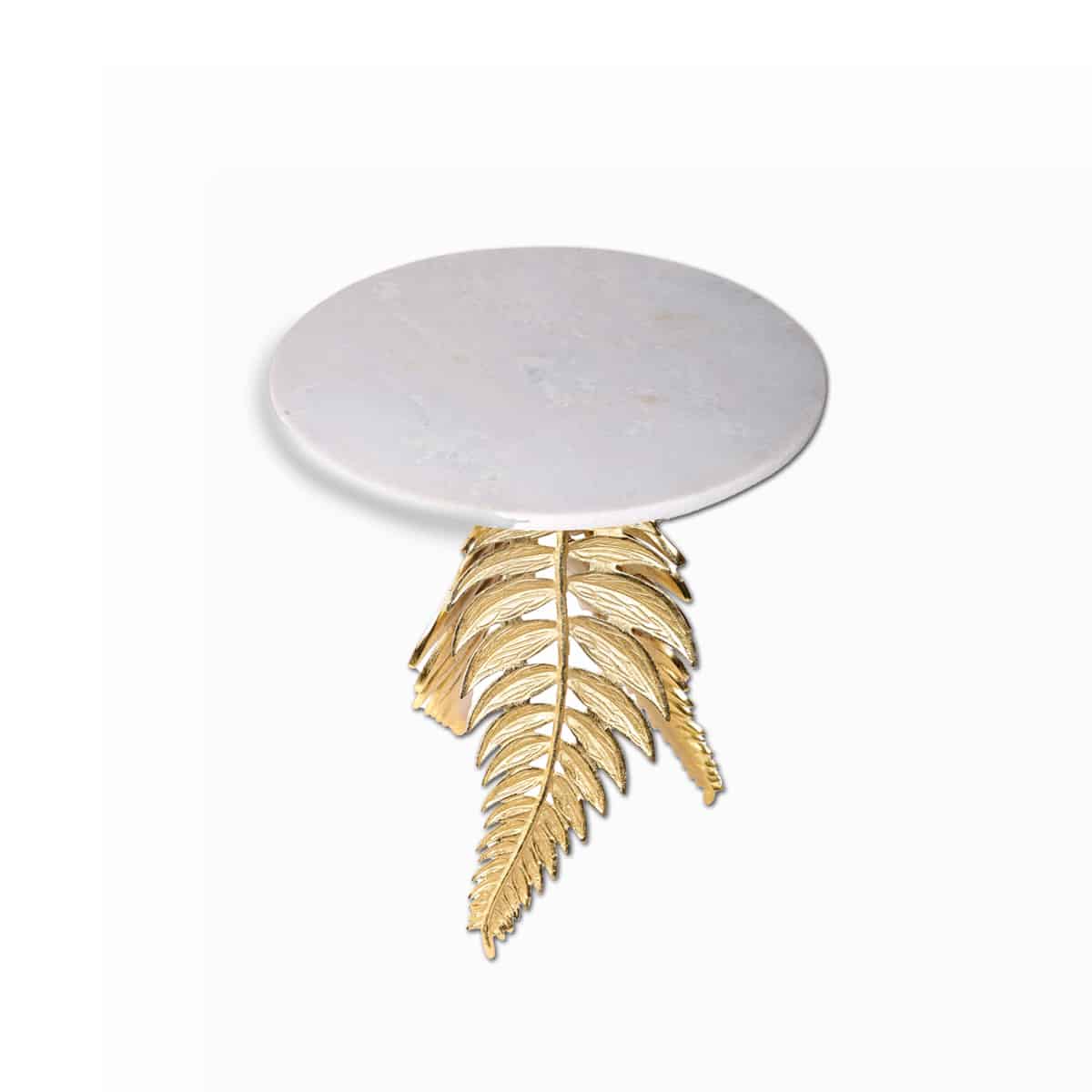 Neem Leaf Table with marble top