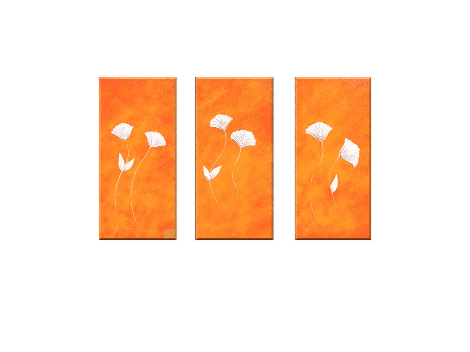 Modern Abstract Painting Set of 3pcs 12″x24″