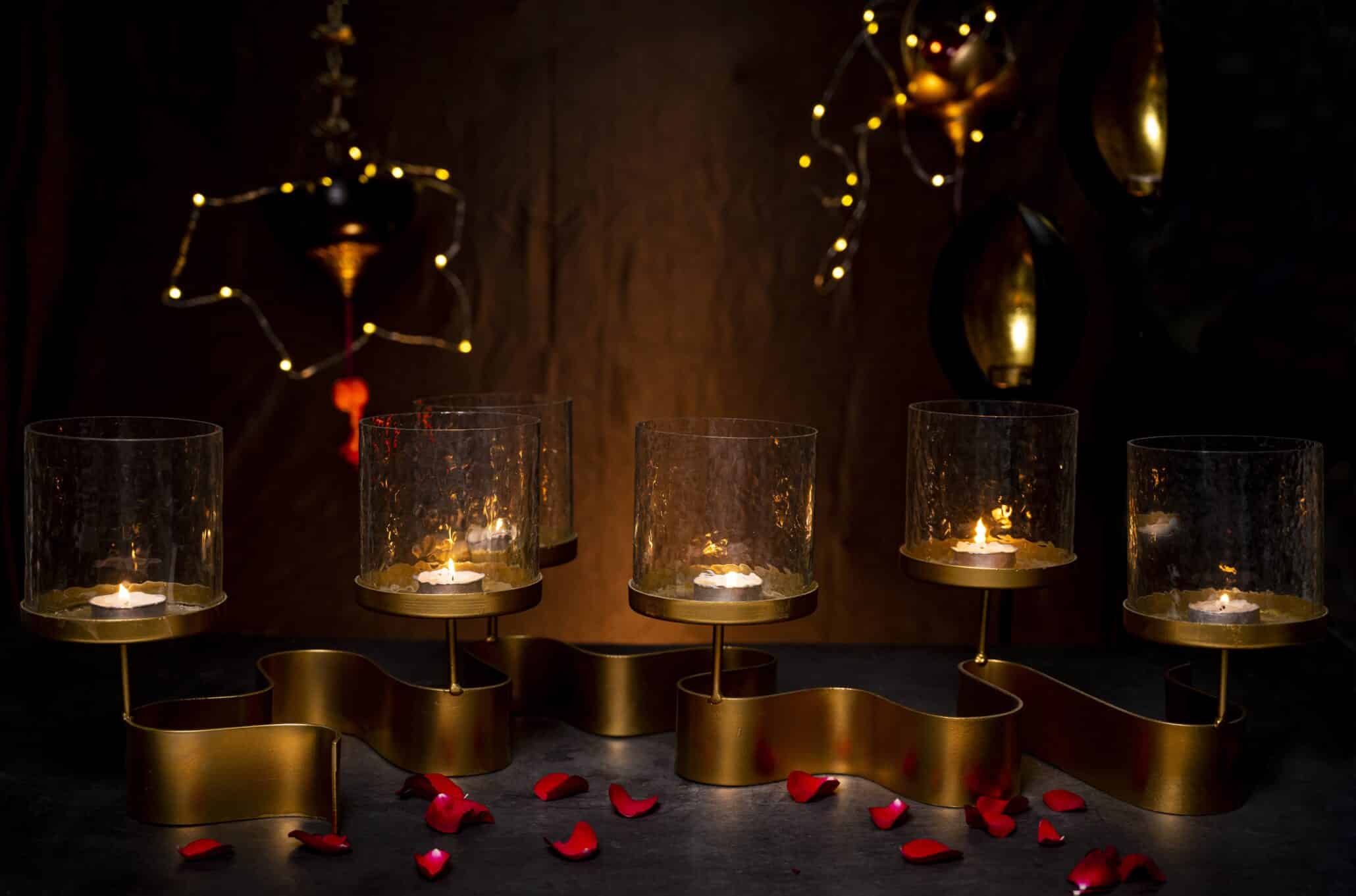 Modern Design Candle Holder Hurricane for Home Decor